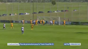 Pas de promotion pour le Team Vaud M-21
