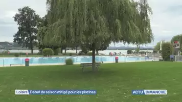 Début de saison mitigé pour les piscines