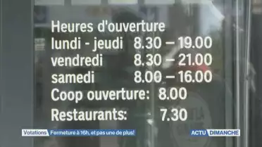 Commerces : Non à l&#039;ouverture jusqu&#039;à 17h le samedi