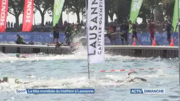 Les championnats du monde de triathlon à Lausanne