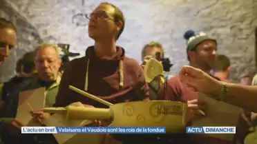 Valaisans et Vaudois rois de la fondue