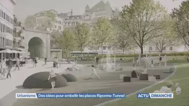 Des idées pour embellir les places Riponne-Tunnel