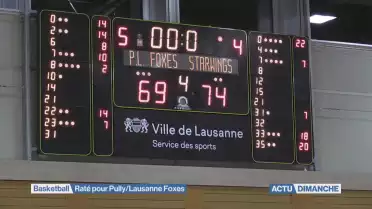 Raté pour Pully/Lausanne Foxes