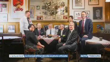 Le Conseil d'État fribourgeois dévoile sa photo officielle