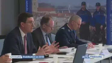 Bilan 2018 de la police fribourgeoise