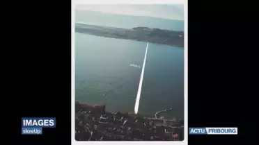 Un ponton flottant entre Morat et le Vully