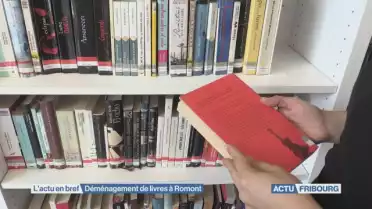 Livres de la BCU entreposés à Romont