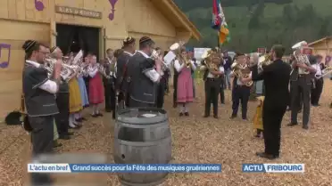 Grand succès pour la Fête des musiques gruériennes