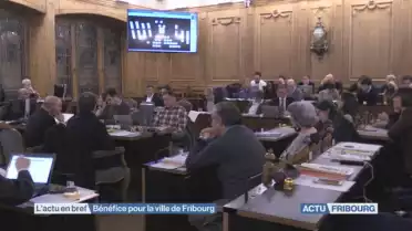 Bénéfice pour la ville de Fribourg