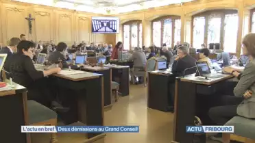 Deux démissions au Grand Conseil