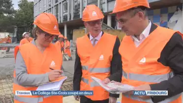 Le Collège Ste-Croix coupé en deux
