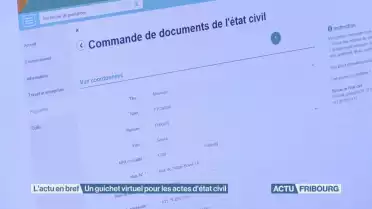 Un guichet virtuel pour les actes d&#039;état civil