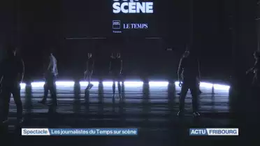 Les journalistes du Temps sur scène