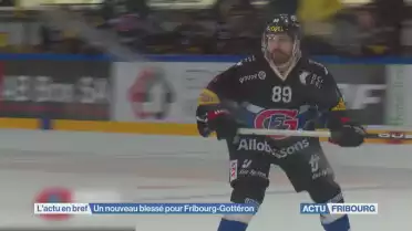 Un nouveau blessé pour Fribourg-Gottéron