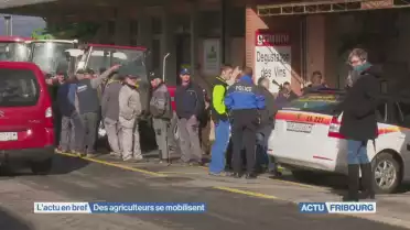 Des agriculteurs se mobilisent
