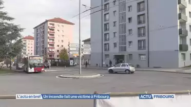 Un incendie fait une victime à Fribourg