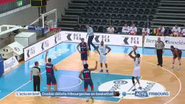 Double défaite fribourgeoise en basketball