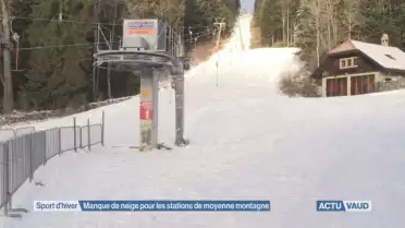 Manque de neige pour les stations de moyenne montagne