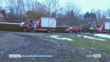Une rupture de canalisation sème le chaos sur l&#039;A9