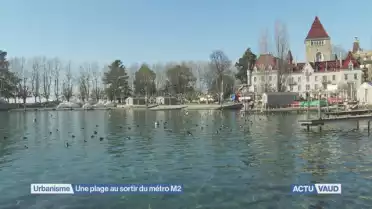 Une plage au sortir du métro