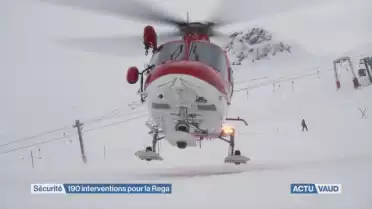 190 interventions pour la Rega