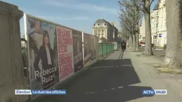 Élection complémentaire: le duel des affiches
