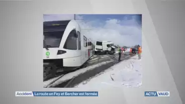 La route en Fey et Bercher est fermée
