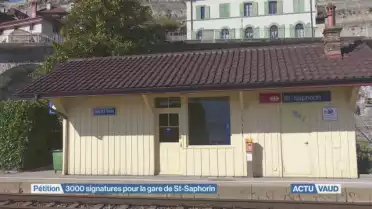 3'000 signatures pour la gare de St-Saphorin