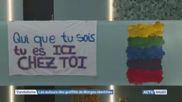 Les auteurs des graffitis de Morges identifiés