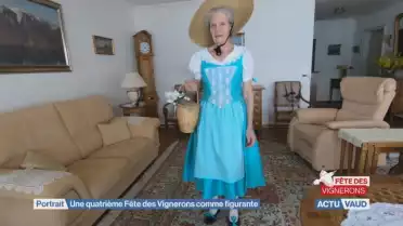 Elle vit sa quatrième Fête des Vignerons 		