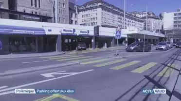 Parking offert aux élus