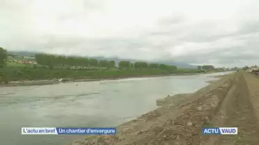 L&#039;aménagement de la Thièle arrive à mi-chantier