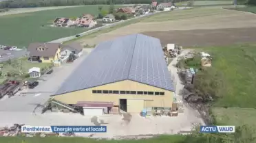 De l&#039;énergie locale et verte à Penthéréaz