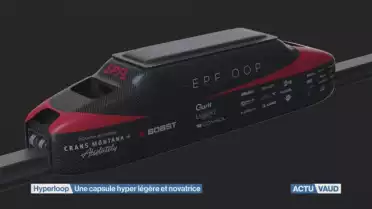 Hyperloop: les étudiants de l&#039;EPFL dévoilent leur capsule. 