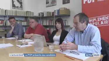 Le POP présente ses candidats