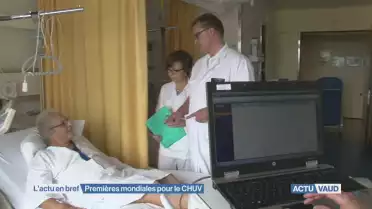 Deux premières mondiales pour le CHUV en 2018