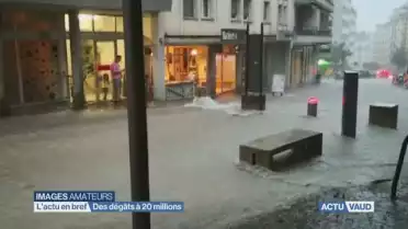 Orage: des dégâts à 20 millions