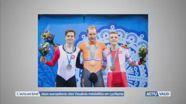 Médailles vaudoises aux Jeux européens