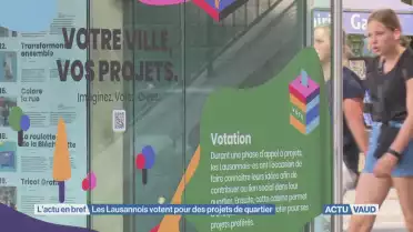 Les Lausannois votent pour des projets de quartier