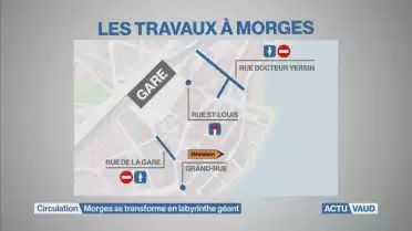Bouchons à répétition à Morges