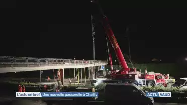 Une nouvelle passerelle à Chailly
