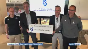 Team Vaud certifié par l&#039;ASF