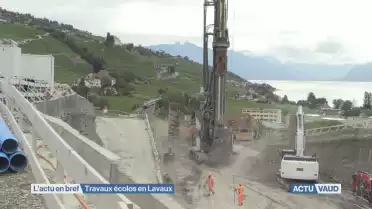 Tunnel de Bertholod à Lutry: des travaux écolos en Lavaux