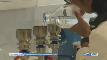L&#039;eau mieux analysée à Lausanne