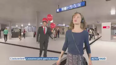 Grands travaux en gare de Lausanne, mais avec du retard