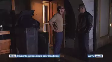 Nuit noire à Nyon