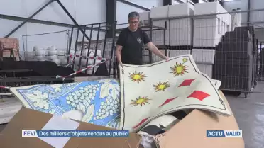 La vente des objets de la Fête des vignerons a fait un tabac