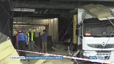 Un faux-plafond s&#039;effondre à Malley