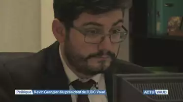 Kevin Grangier élu président de l'UDC Vaud