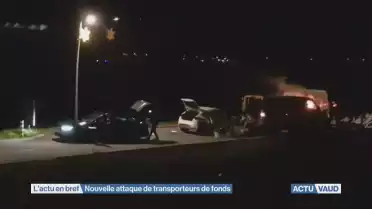 Nouvelle attaque de transporteurs de fonds à Daillens